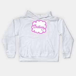 Brittany. Female name. Kids Hoodie